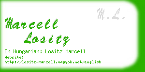 marcell lositz business card
